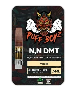 Puff Boyz NN DMT .5ML (400MG) Cartridge – Vanilla | Premium DMT Vape Cartridge