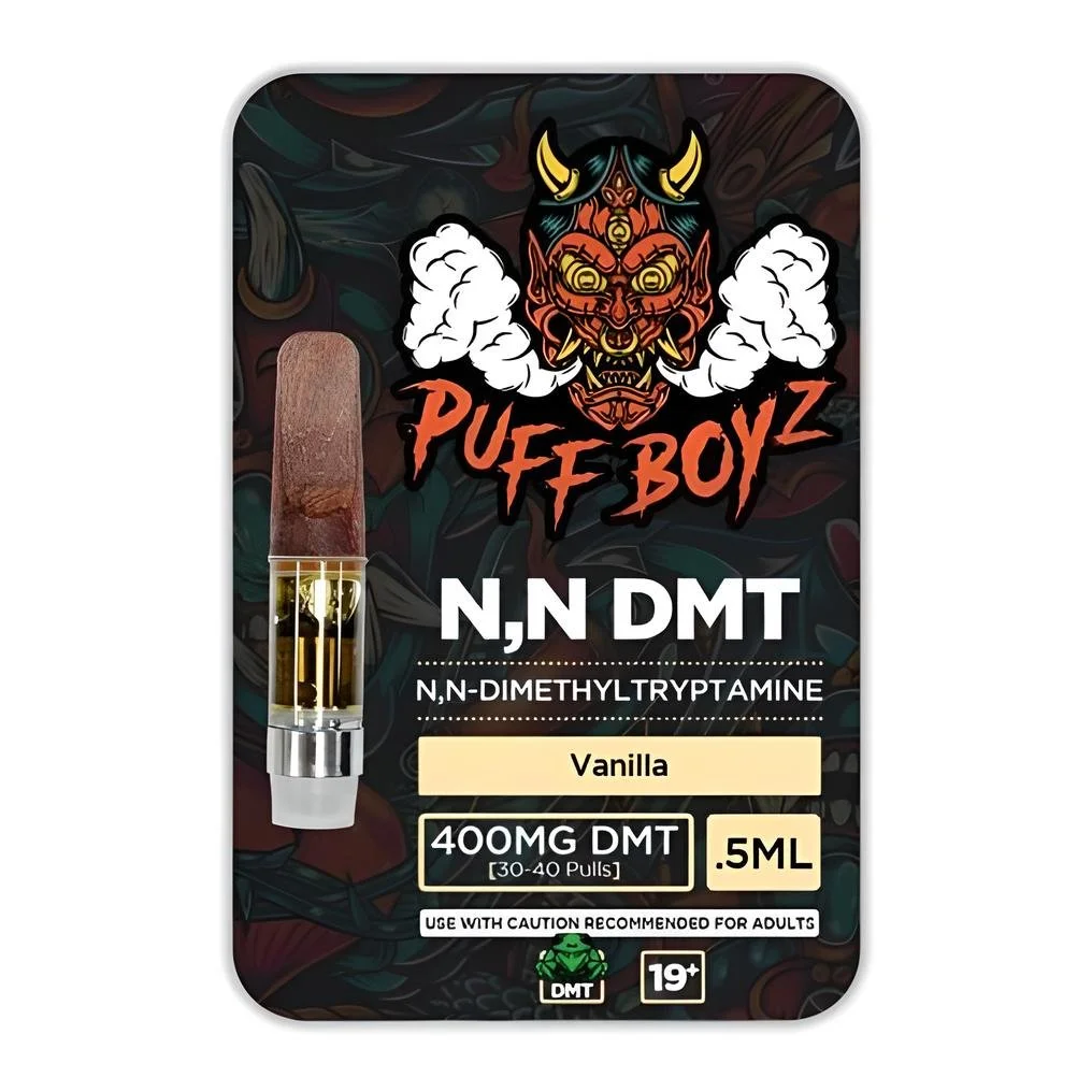 Puff Boyz NN DMT .5ML (400MG) Cartridge – Vanilla | Premium DMT Vape Cartridge